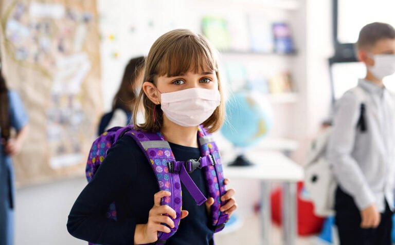Wearing Masks to Protect Kids when they Go to School has become a Law